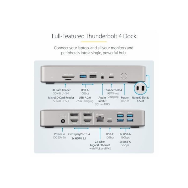 StarTech.com Dock Thunderbolt