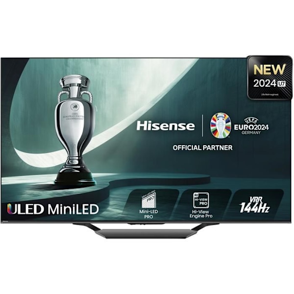 QLED-TV - Hisense - 55U7NQ - 55 tum - 4K UHD - Smart TV Grå