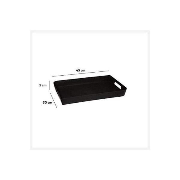 Tjänsteplatta "Modern" 45cm Karamell Kolgrå