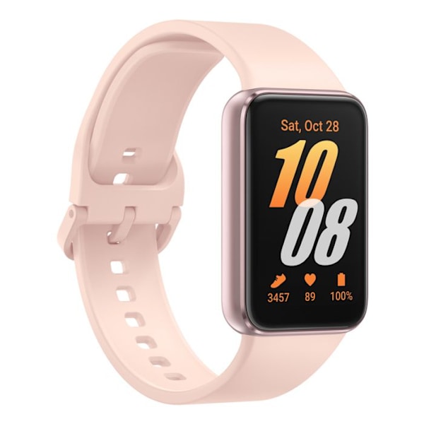 Smartwatch - Samsung - Galaxy Fit 3 - Rosa - IP68 - Aktivitetsmåler 13 dages batterilevetid