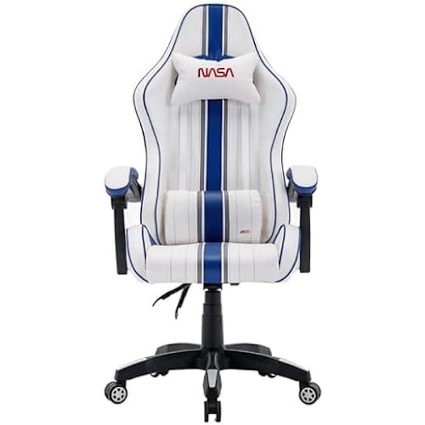 Stol - NASA - GAMER - Højdejusterbar - Med armlæn - Sort