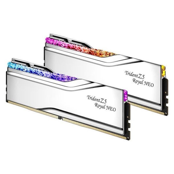 G.Skill Trident Z5 Royal Neo RGB 2x16GB 6000 MHz CL28 - Sølv