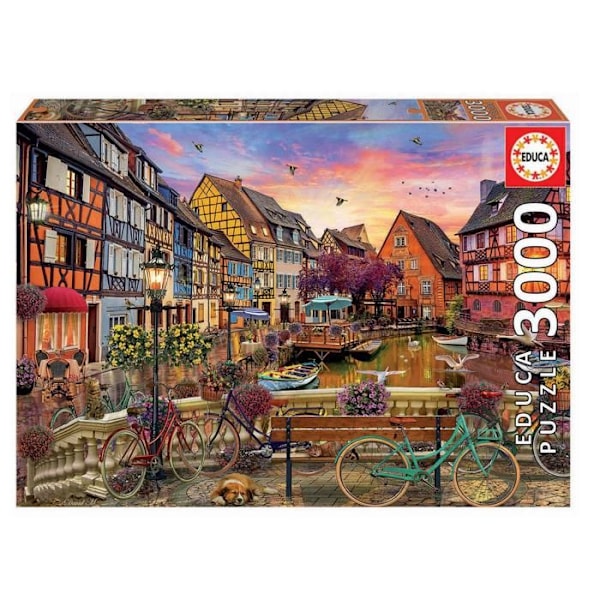 Puslespil 3000 brikker: Colmar