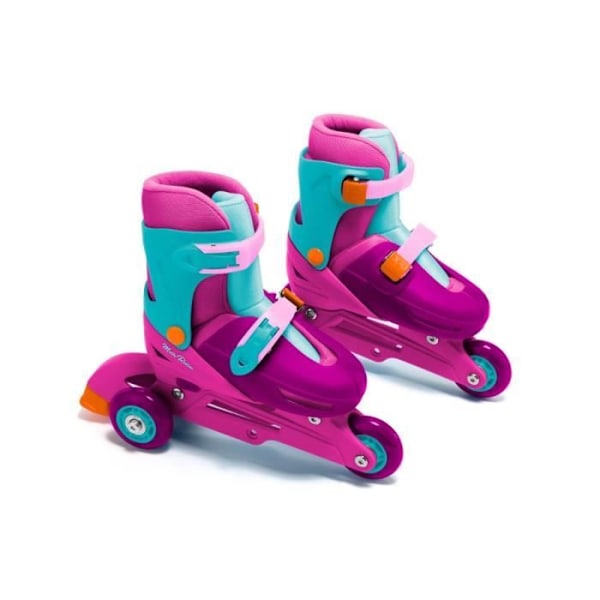Inline rulleskøjter - MOLTO - 3 i linje skøjter - Rosa - Justerbar størrelse 31-34 - PVC Rosa 31