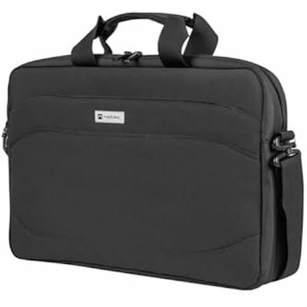 Laptopväska - NATEC - NANGER - Svart - 40x30x5 cm - Kompatibel 15 tum mångfärgad