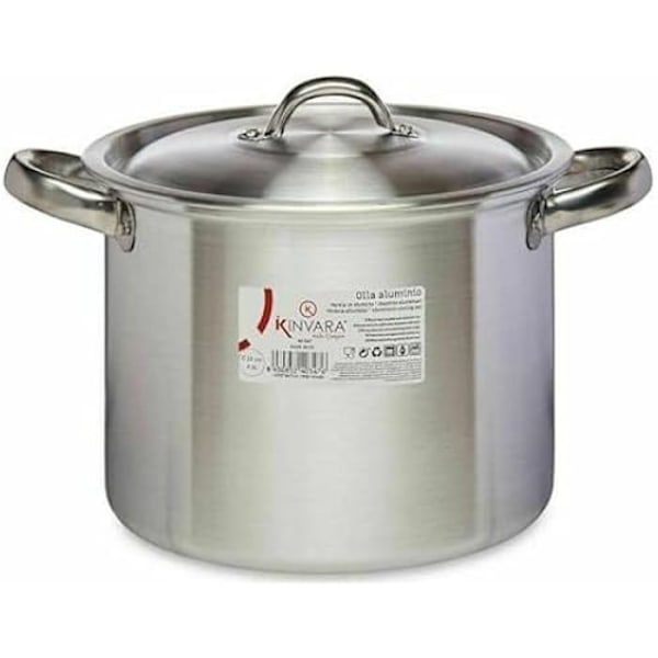 Stockpot - Kinvara - Vakiomalli - Muovi ja alumiini - Ø 20 cm - Metallinen hopea Metalliskt silver