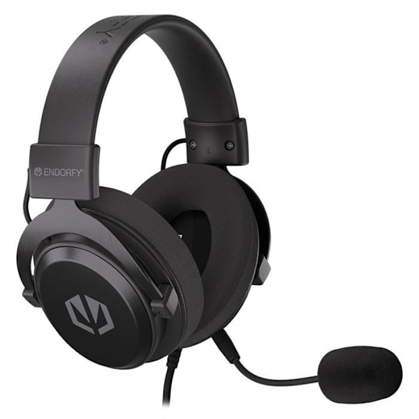 Gaming Headset - ENDORFY - Viro Infra - 50 mm - Kablet - Memory skum ørekopper Svart