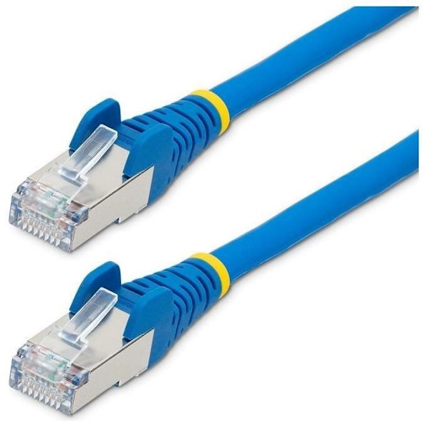 StarTech.com CAT6a Ethernet-kaapeli 50 cm - Low Smoke Zero Halogen (LSZH), 10 Gigabit 500MHz 100W PoE RJ45 S-FTP Snagless verkkojohto