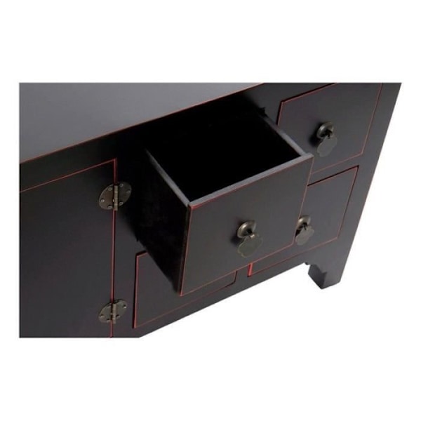 TV-møbel Thyann Fir Wood MDF (130 x 24 x 51 cm)