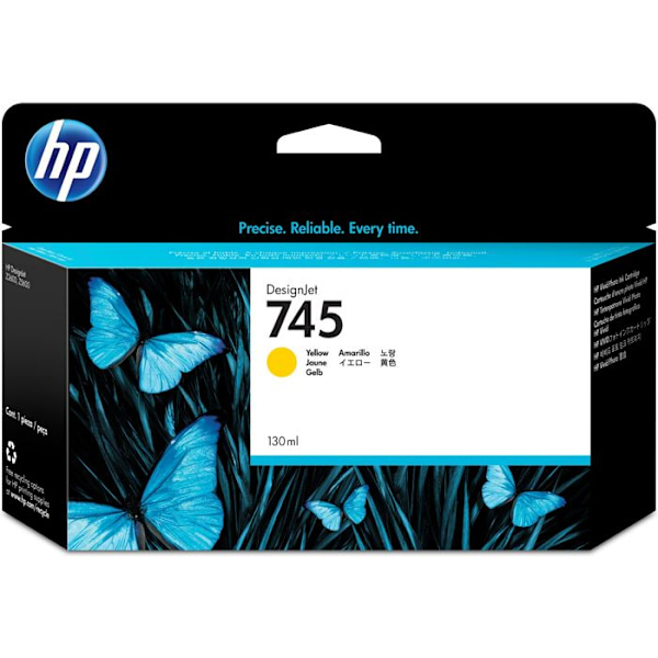 HP 745 mustesuihkukasetti - keltainen - mustesuihkutulostus - vakioriitto