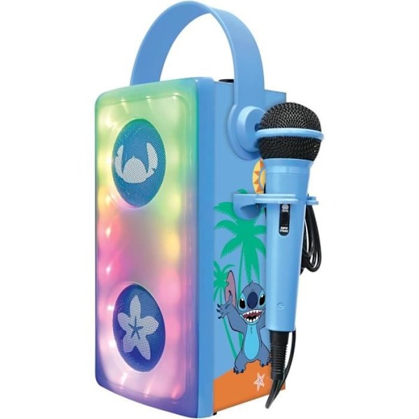 Kraftfuld Bluetooth® lyseogen Stitch med mikrofon blå