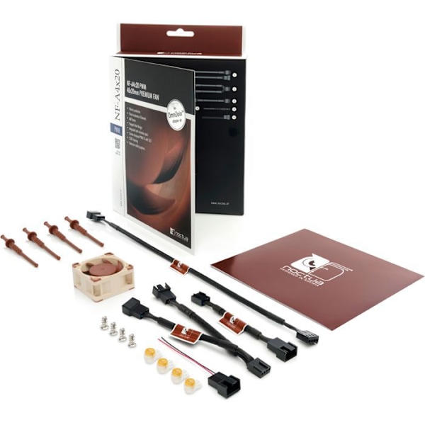 Noctua NF-A4x20 PWM Lufter - 40 mm 0,000000 Beige, Brun