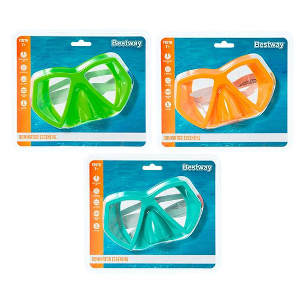Bestway Junior Sukellusnaamari Anatominen hihna Eriväriset +7 Years Beach and Pool 22059