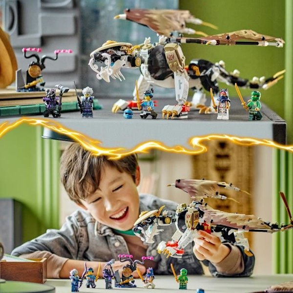 LEGO® 71809 NINJAGO er lig med Dragemesteren, Ninja-legetøj med 5 Ninja-minifigurer inklusive Lloyd og Nya-karakterer Flerfarvet
