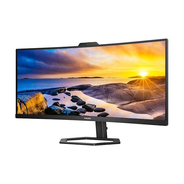 Skærm - Philips - 34E1C5600HE/00 - 34 tommer - 3440 x 1440 px - Sort