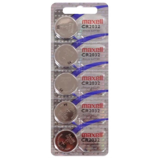 Parti med 20 blærer af 5 CR2032 3v Lithium Button Batterier