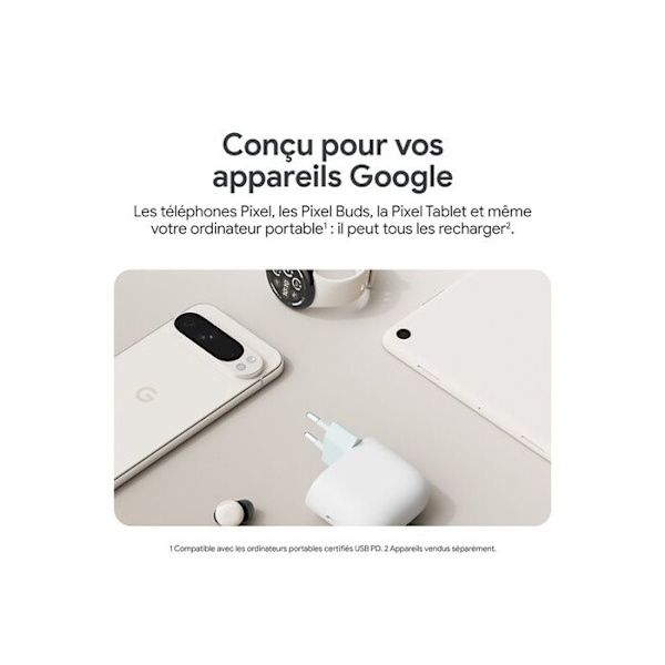 GOOGLE USB-C-latauslaite Vit