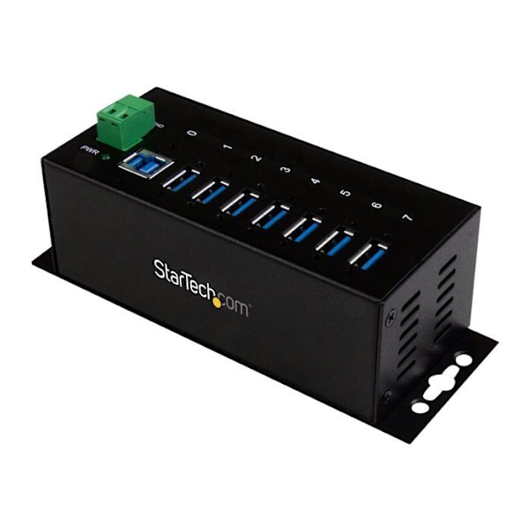 USB 3.0-hubb - STARTECH - ST7300USBME - 7 portar - ESD-skydd - DIN-skena montering