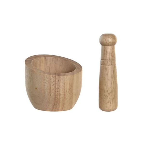 Mørtel - støder - manuel kværn Dkd boligindretning - S3044712 - Mørtel 12 x 12 x 14,5 cm Bambus