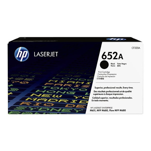 Alkuperäinen HP 652A värikasetti - musta - 11 500 sivua