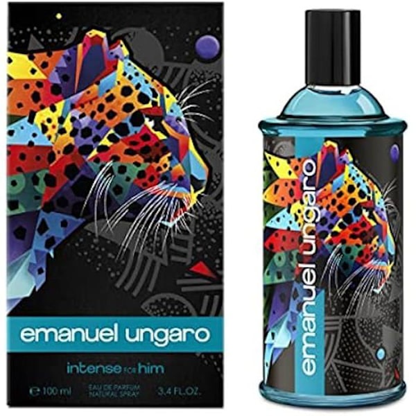 Eau de Parfum - EMANUEL UNGARO - Intensiv för honom - 100 ml - Noter av mandarin och cederträ - Ormbunksdoft