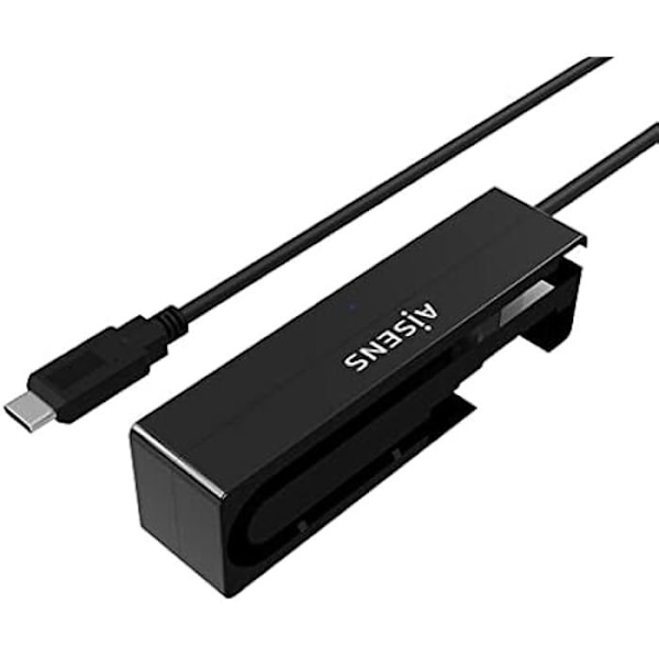 AISENS - ASE-35C02B - 2,5"/3,5" SATA A USB-C USB USB3.1 GEN1 harddiskadapter, sort