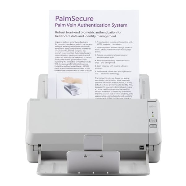 Scanner ADF - FUJITSU - SP-1120N - USB 3.2 - 600 x 600 DPI - 20 ppm - Färg Grå