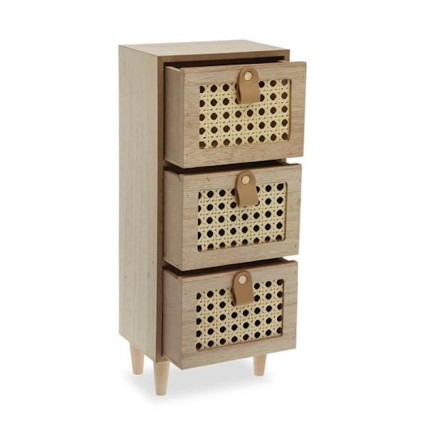 brun versa smykkeskrin (10 x 34 x 14 cm)