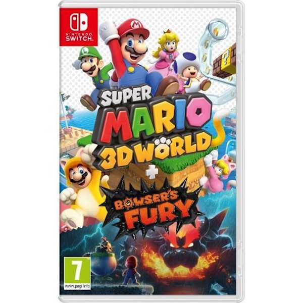 Videopeli - Nintendo - Super Mario 3D World + Bowser's Fury - Toiminta - 2 pelaajaa - Switch