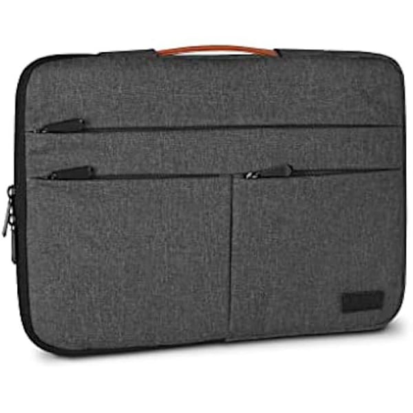 SUBBLIM Air Padding 360 sleeve för 13,3-14" laptop - Mörkgrå Mörkgrå