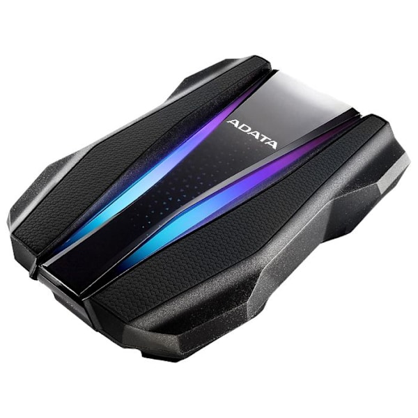 Ekstern harddisk - ADATA - HD770G - 2000 Go - USB 3.2 Gen 1 - Sort