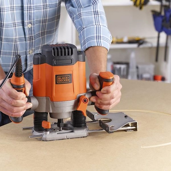 Langaton kaiverrin 1200W BLACK+DECKER (Mukana 7 lisävarustetta) - KW1200E-QS