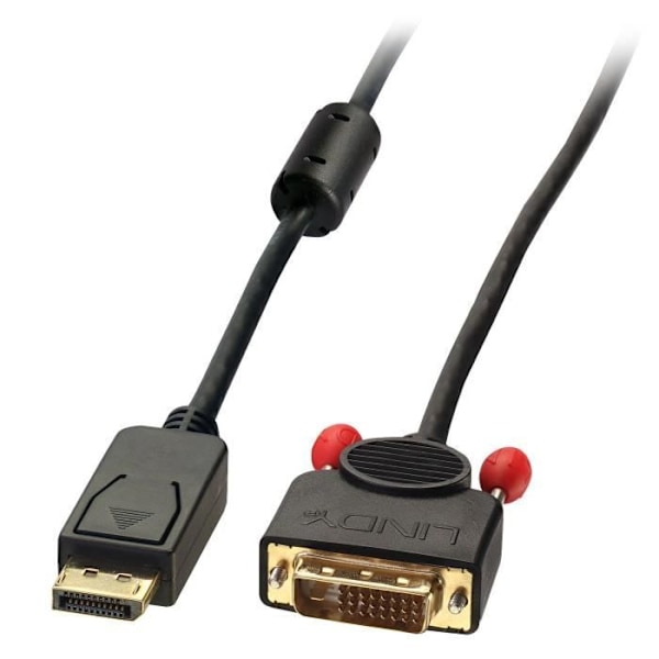 LINDY DisplayPort-DVI-sovitinkaapeli - 0,5 m