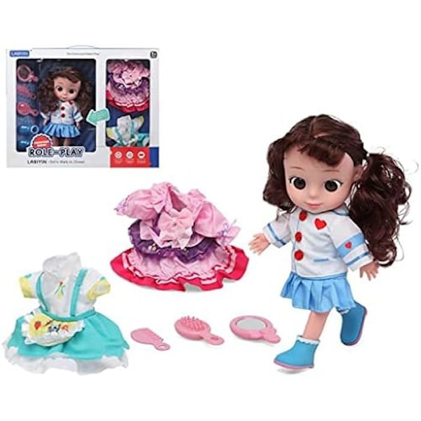Docka - BigBuy Kids - Flerfärgad (S1126693) Flerfärgad
