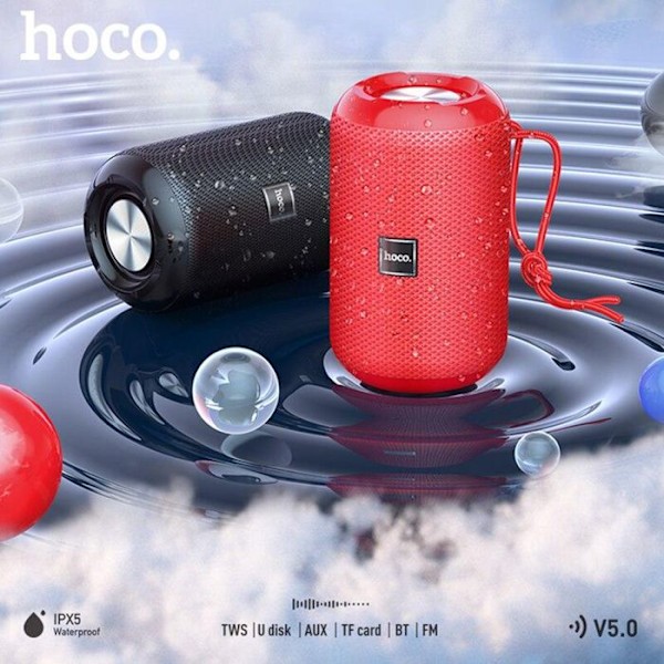 Hoco - Trendy Sound langaton kaiutin (HC1) - Bluetooth 5.0, 5W - Musta