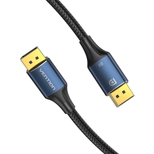 Kabel - TV-forbindelse - video - lyd Vention DisplayPort HD 8K 1 m HCELF (Blå)