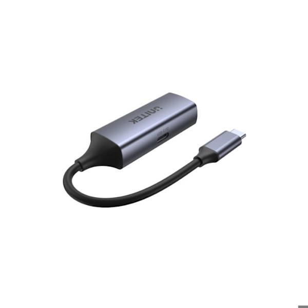 USB-C til Gigabit Ethernet-adapter - UNITEK - Power Delivery 100W - 5 Gbps - Bagudkompatibel med USB 2.0/1.1