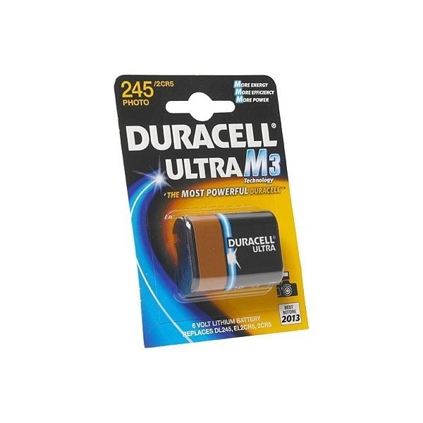Duracell Batterier Fotobatteri 2CR5 lithium 1400 mAh 6 V