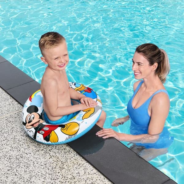 Opbla inflatable - BESTWAY - Mickey Mouse - Barn - 48 cm Multifarvet