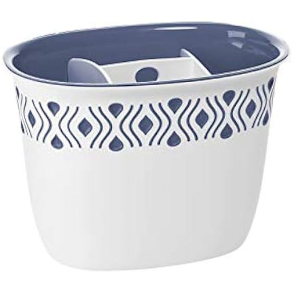 Bestikafløb - STEFANPLAST - Tusca line - Resin - 19,5x13,5cm - Blå Blå