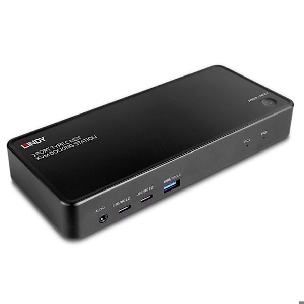 USB-C dockingstation - LINDY - 43202 - Kompakt - Multifunktionel - KVM