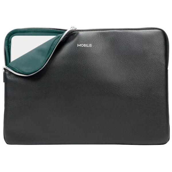 MOBILIS Laptop/Tablet Sleeve 12,5-14" - Sort og Sølv Sort, Sølv