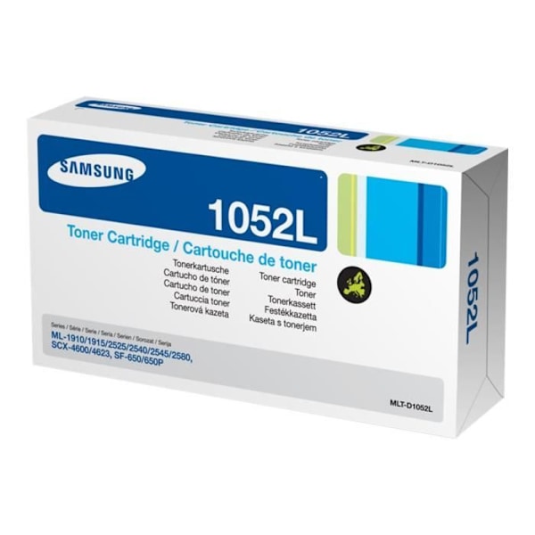Samsung MLT-D1052L suuren saannon musta värikasetti (SU758A) malleille ML-1910/1915/2525 / 2525W / 2580N SCX-4600 / SCX-4623F / SCX-4623GN /