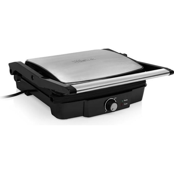 Tristar Kontaktgrill 2000 B 29,7x23,5 cm Sort Rostfritt stål och svart