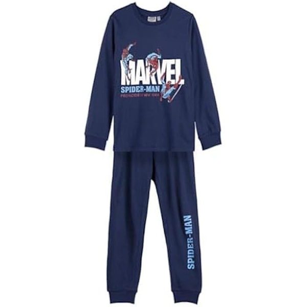 Pyjamas för Vinter - SPIDERMAN - Unisex Barn - 100% Bomull - 2 Delar - Spiderman Mönster
