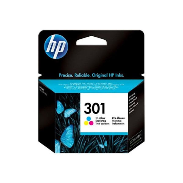 HP Muste No 301 HP301 HP 301 Kolmiväri TriColor (CH562EE)