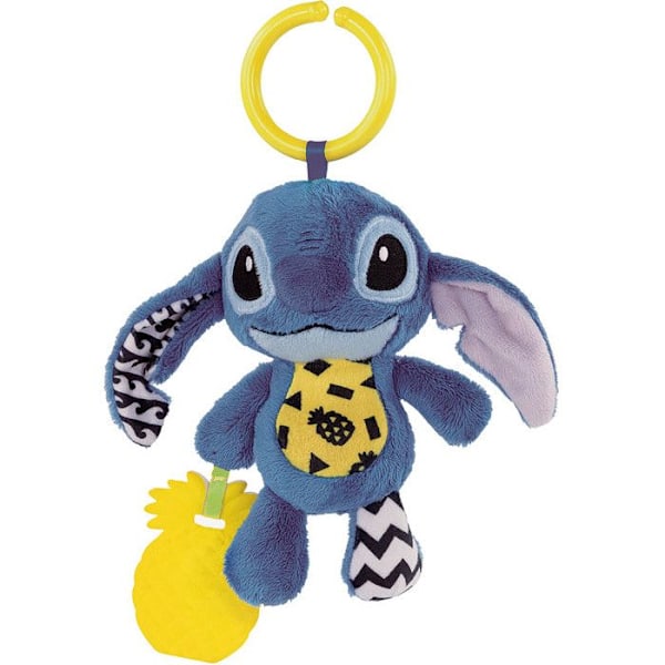 CLEMENTONI DISNEY BABY THE GO PLUSH-PUSH STITCH FÖRSTA ÅLDERSAKTIVITET Flerfärgad