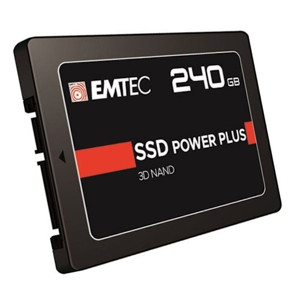 EMTEC SSD Power Plus - Solid State Drive - 240 Gt - sisäinen - 2,5" - SATA 6 Gb-s