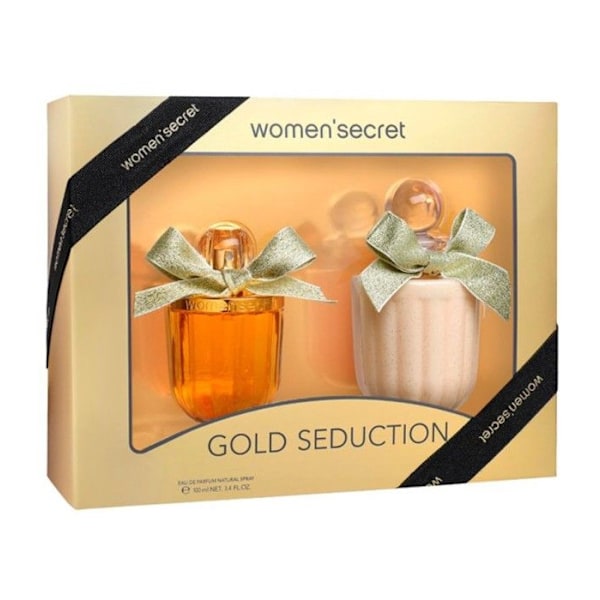 Naisten hajuvesisetti - Women'Secret - Gold Seduction - EDP 100 ml - Vartaloemulsio 200 ml - 2 kpl