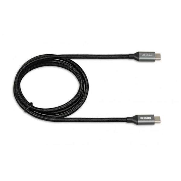 IBOX IKUMTC31G2 USB C Kaapeli 1 M USB 3.2 GEN 2 (3.1 GEN 2) MUSTA